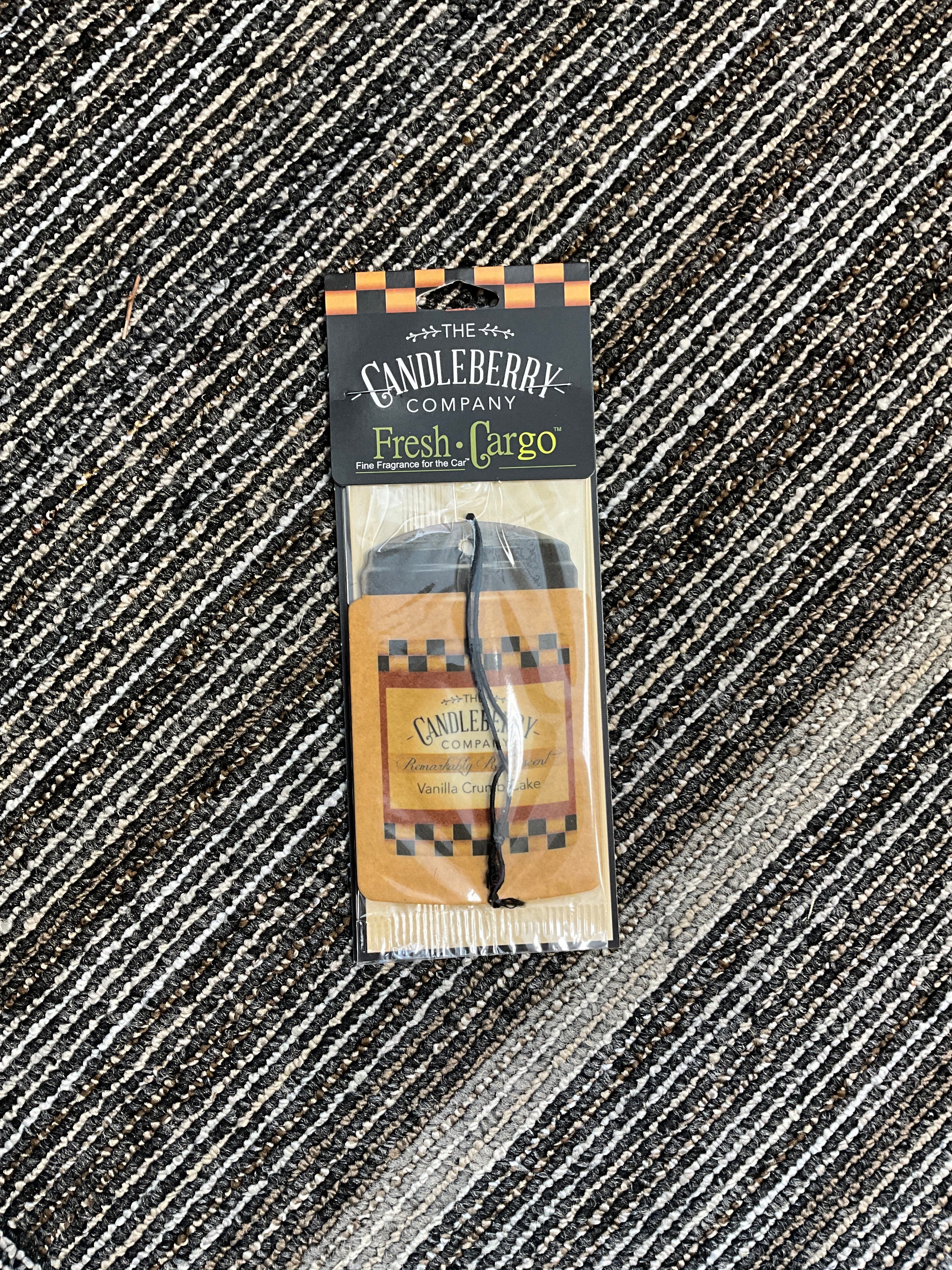 Candleberry Vanilla Crumb Cake Car Freshmer