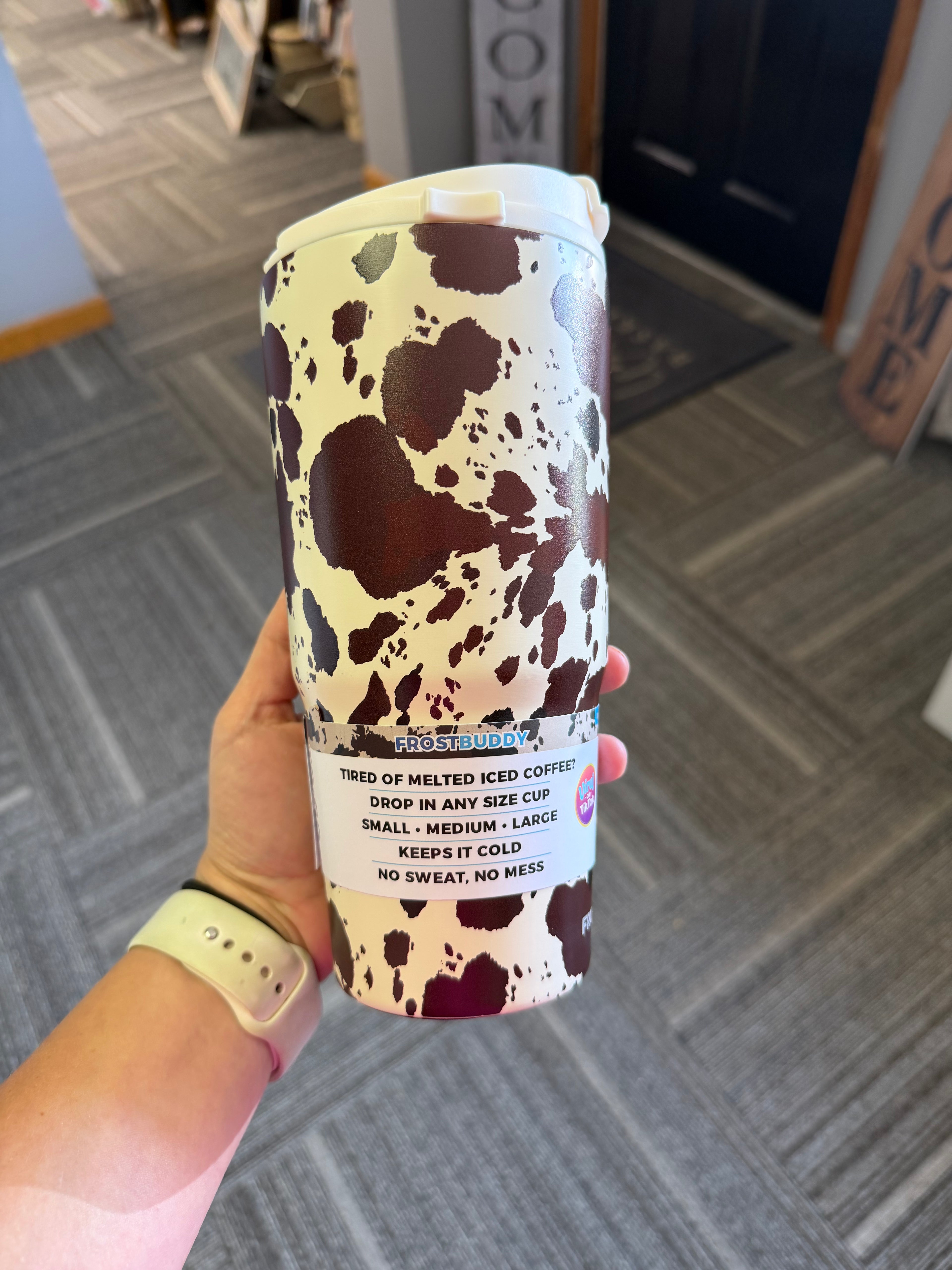 Cow Print To-Go Buddy