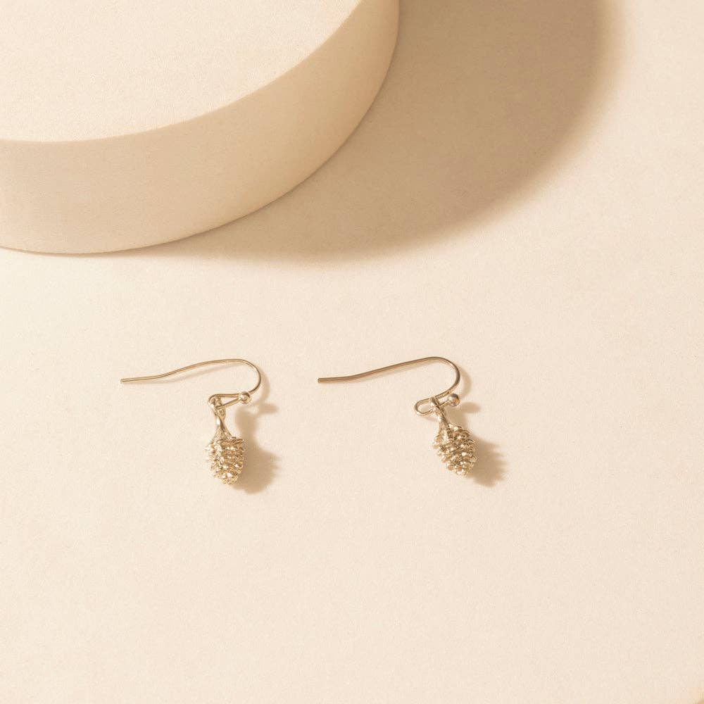 Prairie Trinket Earrings Set in Saddle Silver: Saddle Silver