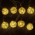 Rattan Ball String Lights