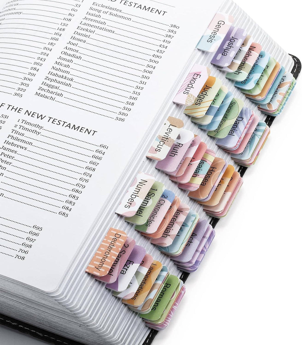 Bible Tabs Laminated 120 Pack