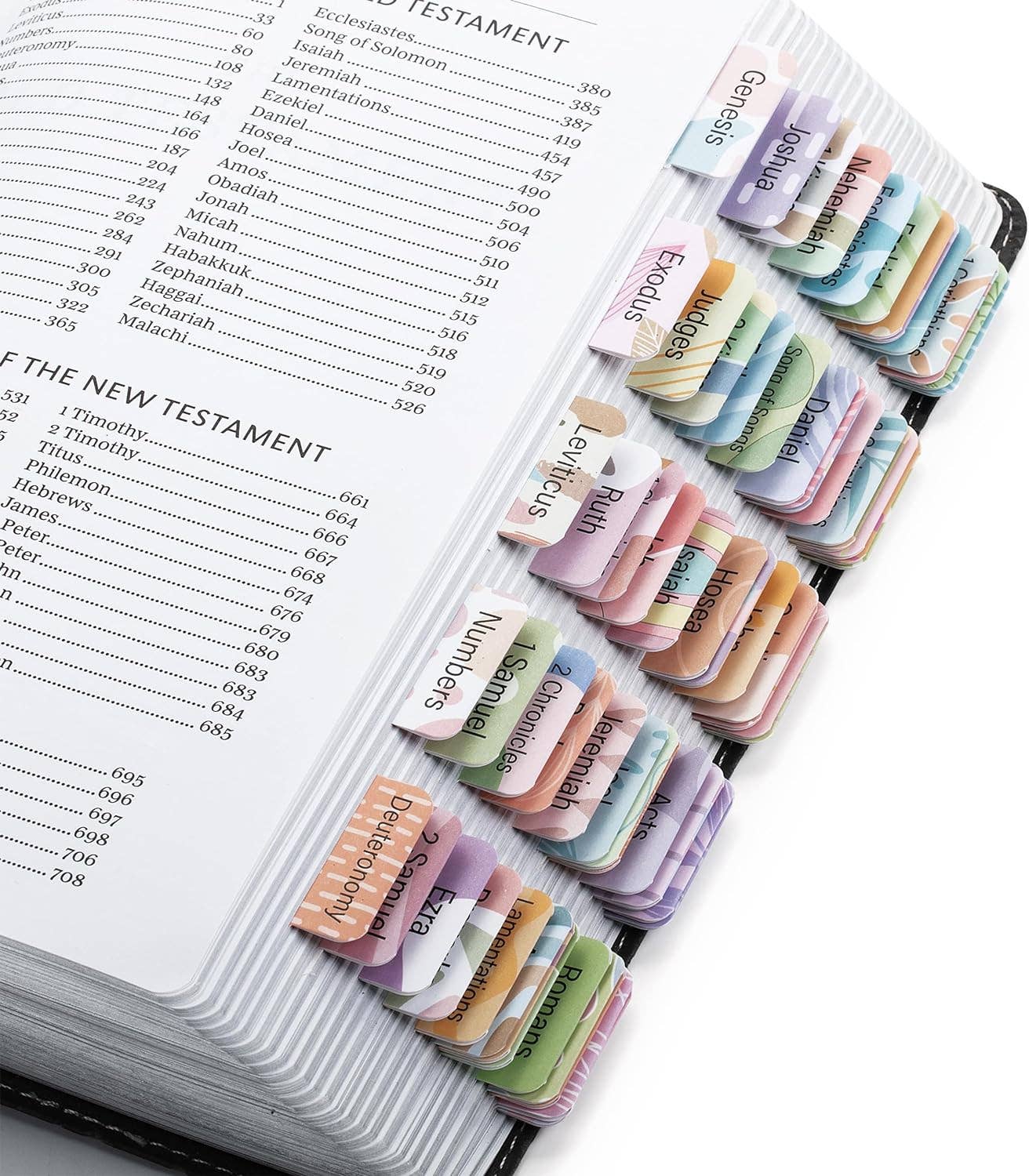 Bible Tabs Laminated 120 Pack