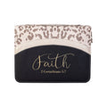 Divine Details: Bible Cover - Leopard w/Metallic Gold: XXL