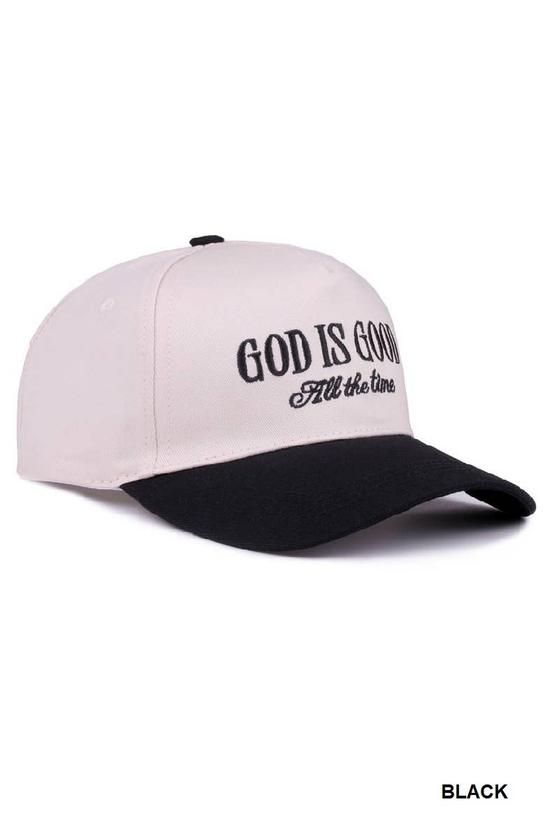 Two Tone Canvas Cotton Cap: COW-198365 / OS