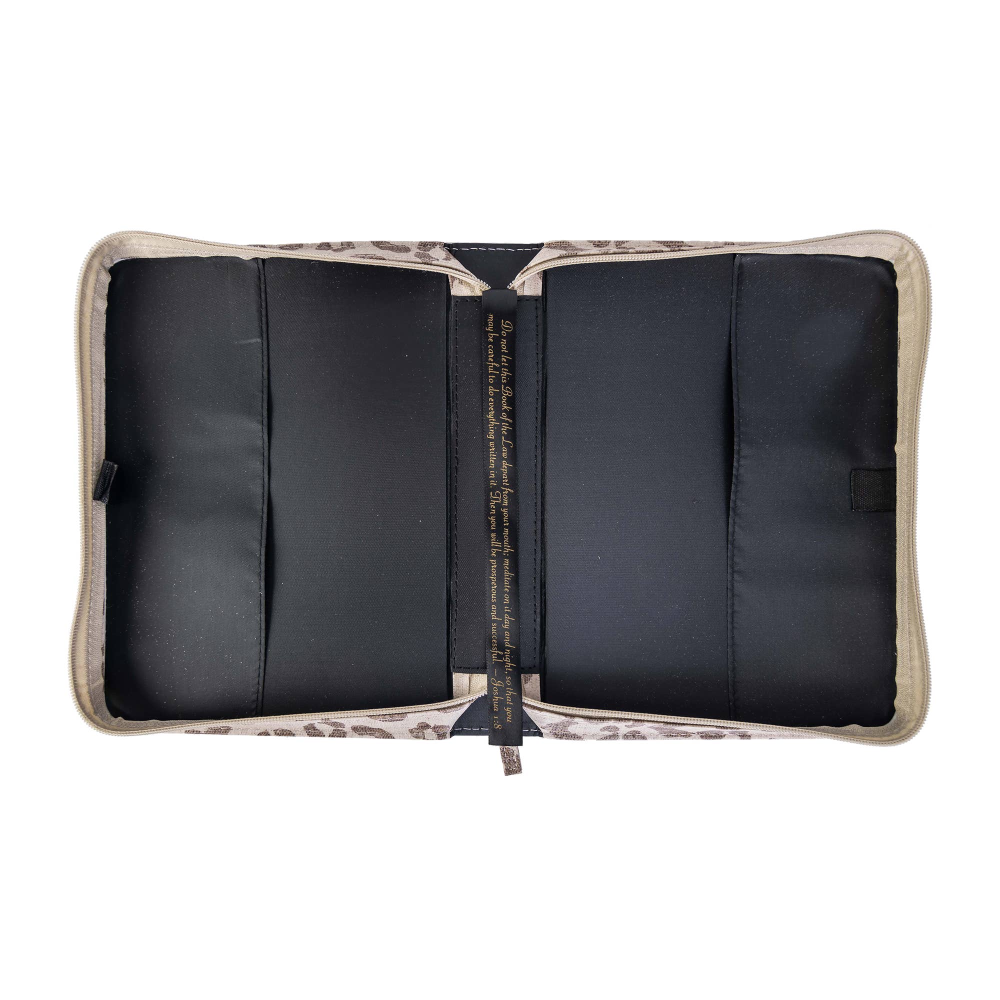 Divine Details: Bible Cover - Leopard w/Metallic Gold: XXL