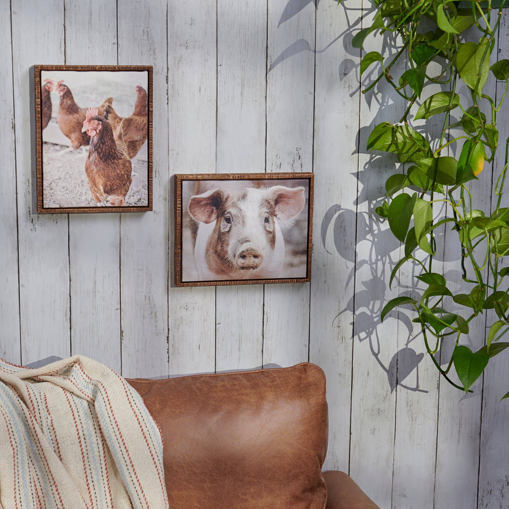 Chickens Canvas Wall Art