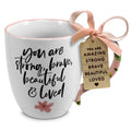LCP-Kindness Mug Floral You Are Strong Brave 19Oz