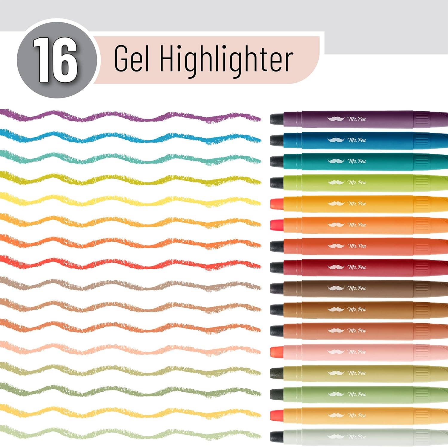 Bible Gel Highlighters Assorted Colors