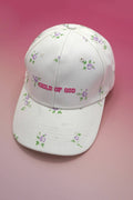 FLORAL CHILD OF GOD CASUAL BASEBALL CAP | 40HW742: LAVENDER