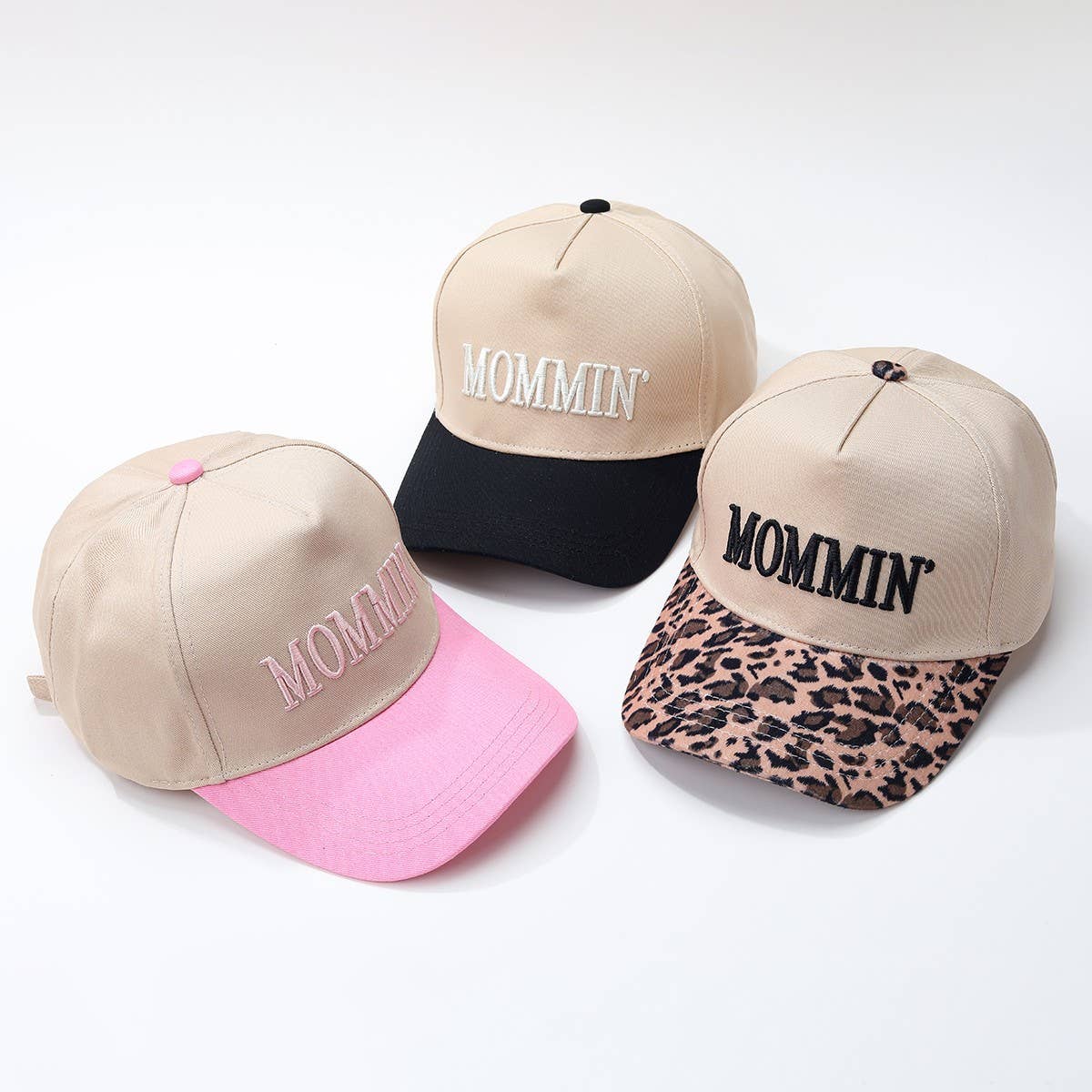 MOMMIN Embroidered Trucker Hat - Vintage Style | 40HW749: Animal