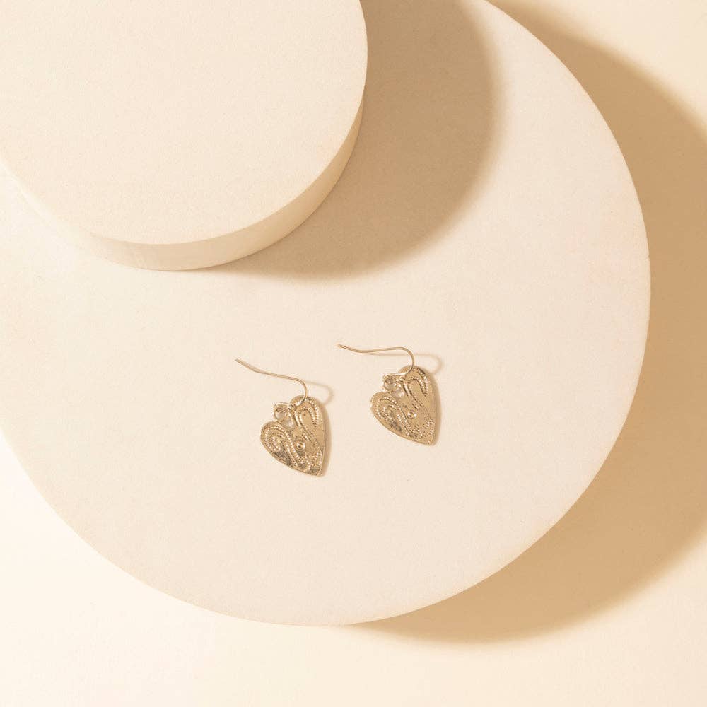 Prairie Trinket Earrings Set in Saddle Silver: Saddle Silver