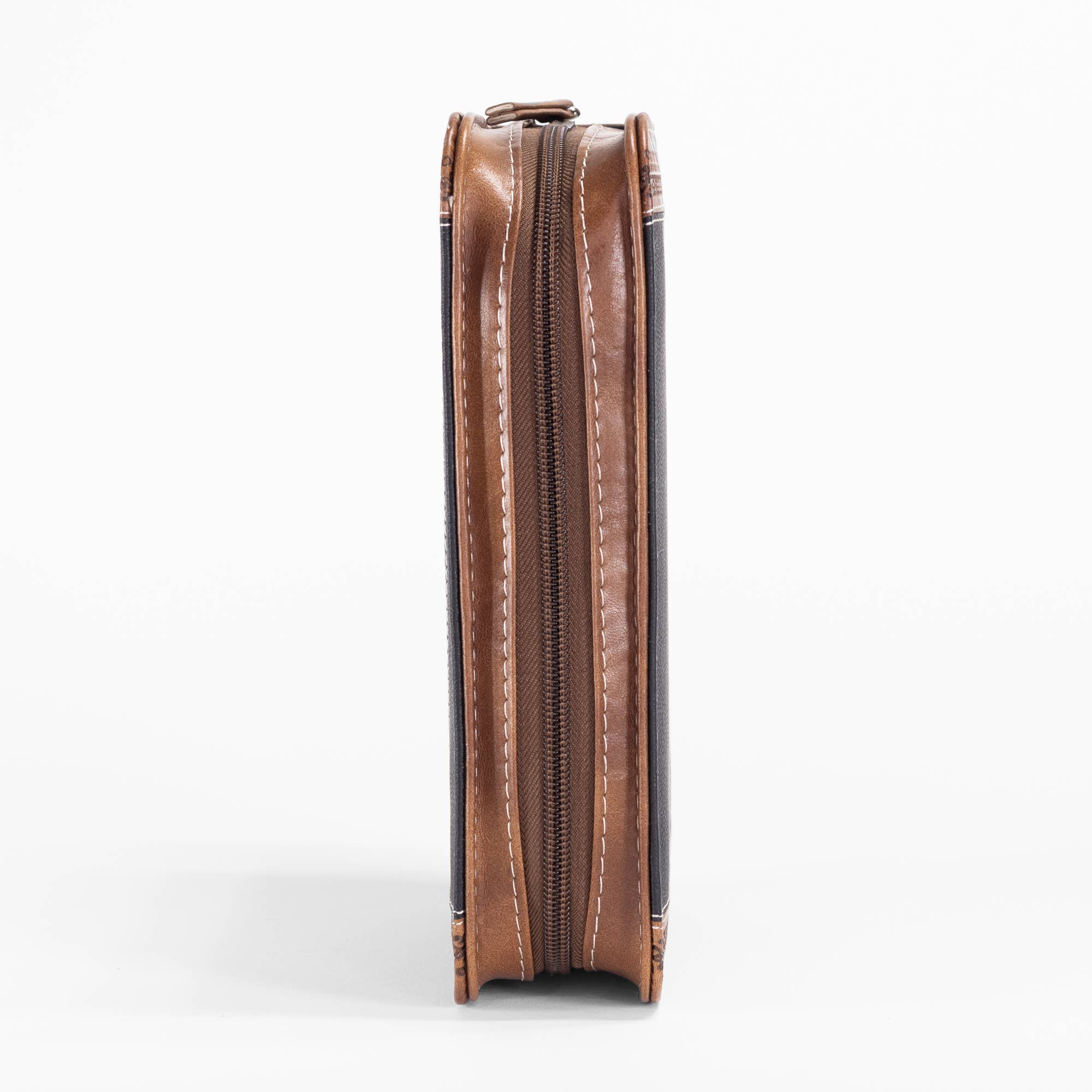 Divine Details: Bible Cover: Brown & Black Trust in the Lord: XXL
