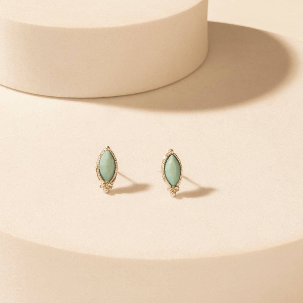 Prairie Trinket Earrings Set in Saddle Silver: Saddle Silver